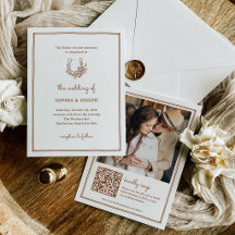 Florales Hufeisen | Kupfer Rost Western-Hochzeit