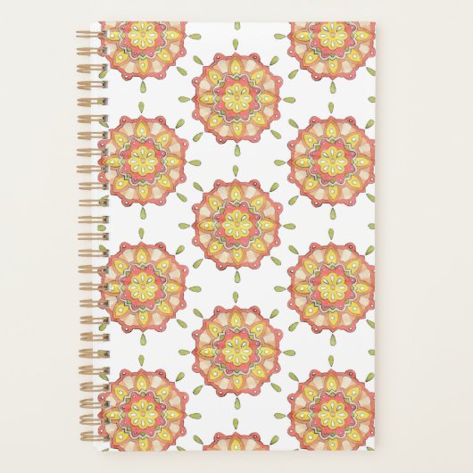 Florales Journal Planer (Vorderseite)