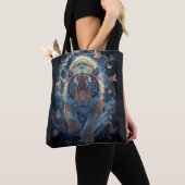 Florales & Koi-Traumdesign Tasche (Von Nahem)
