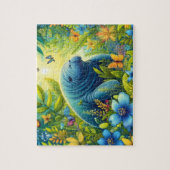 Florales Manatee Puzzle (Vertikal)