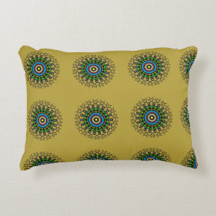 Florales Mandala-Muster Dekokissen