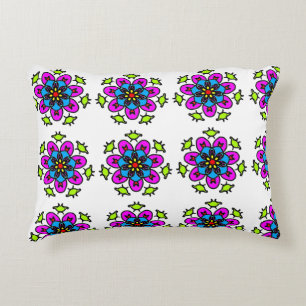Florales Mandala-Muster Dekokissen