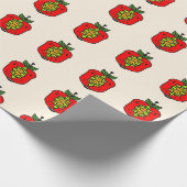 Florales Mandala-Muster Geschenkpapier (Ecke)