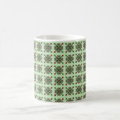Florales Mandala-Muster Kaffeetasse (Mittel)
