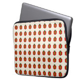 Florales Mandala-Muster Laptopschutzhülle (Vorderseite Links)