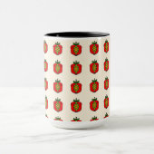 Florales Mandala-Muster Tasse (Zentrum)