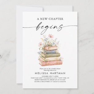 Florales Märchenbuch Neues Kapitel Beginnt Brautpa Einladung