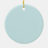 florales Monogramm B Keramik Ornament (Hinten)