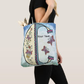 florales Monogramm C Tasche (Von Nahem)