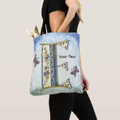 florales Monogramm E Tasche (Von Nahem)