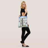 florales Monogramm E Tasche (Am Model)