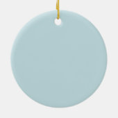 florales Monogramm F Keramik Ornament (Hinten)