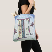 florales Monogramm F Tasche (Von Nahem)