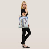 florales Monogramm F Tasche (Am Model)