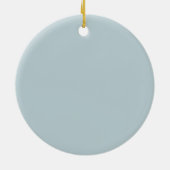 florales Monogramm G Keramik Ornament (Hinten)