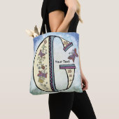florales Monogramm G Tasche (Von Nahem)