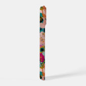Florales Monogramm iPhone 15 Hülle (Rechte Seite)