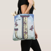 florales Monogramm J Tasche (Von Nahem)