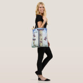 florales Monogramm J Tasche (Am Model)