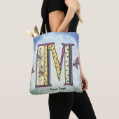 florales Monogramm M Tasche (Von Nahem)