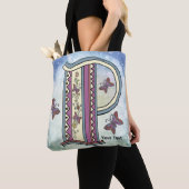 florales Monogramm P Tasche (Von Nahem)