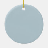 florales Monogramm Q Keramik Ornament (Hinten)