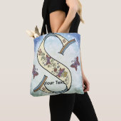 florales Monogramm S Tasche (Von Nahem)
