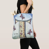 florales Monogramm T Tasche (Von Nahem)