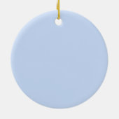 florales Monogramm V Keramik Ornament (Hinten)