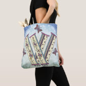 florales Monogramm W Tasche (Von Nahem)