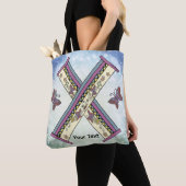 florales Monogramm X Tasche (Von Nahem)