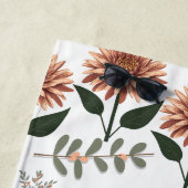 Florales Muster mit Dahlien Strandtuch (Beispiel)
