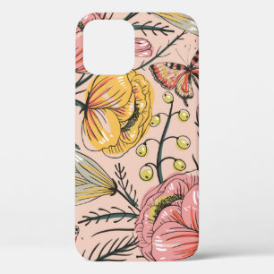 florales nahtloses Muster mit Vintage-Blumen und  Case-Mate iPhone Hülle