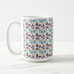 Florales nahtloses Muster   Vintage-Stil  Kaffeetasse