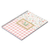 florales Personalisiert Notizblock (Linke Seite)