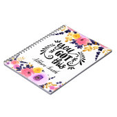 Florales Personalisiertes "You Got This"-Notebook Notizblock (Linke Seite)