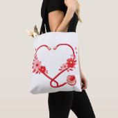 Florales Pflegestethoskop Tasche (Von Nahem)