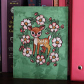 Florales Reh Postkarte