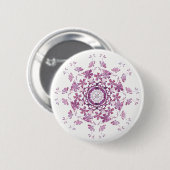 florales retro lila Element Button (Vorne & Hinten)