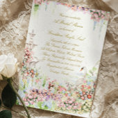 florales Schwan-Chic-Calligraphy-Brautjungferparty Einladung
