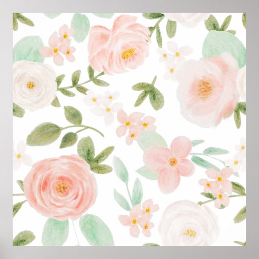 FLORALES SEAMLESS PATTER POSTER (Vorne)