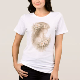Florales Silhouette Tri-Blend Shirt
