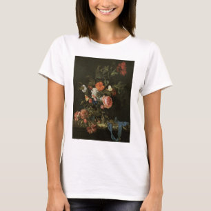 Florales Stillleben Blumen in Vasen, Vintage Baroc T-Shirt