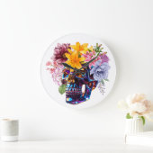 FLORALFUNKTION GROßE WANDUHR (Zuhause)