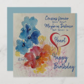 Floraliner Aquarelle (Vorne/Hinten)