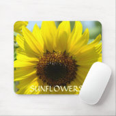 FLORALISCHE SONNENBLUMEN Mousepad-Geschenke Sonnig Mousepad (Mit Mouse)