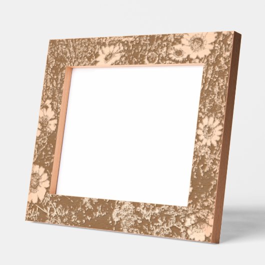 FLORALISCHES DESIGN GEÄTZTE RAHMEN (Links)