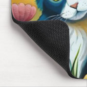 FLoralkatze Mousepad (Ecke)