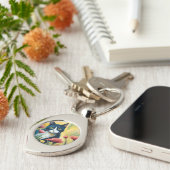 FLoralkatze Schlüsselanhänger (Seite)