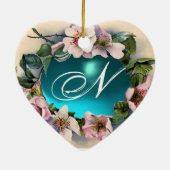 FLORALKULTUR,WILD ROSE BABY DUSCHE FOTOVORLAGE KERAMIK ORNAMENT (Hinten)